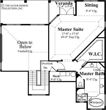 Rue Nouveau-Upper Level Floor Plan-#6836