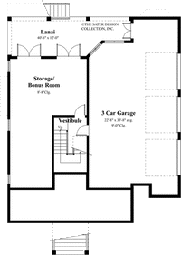 Bridgehampton- Lower Level Floor Plan #6837