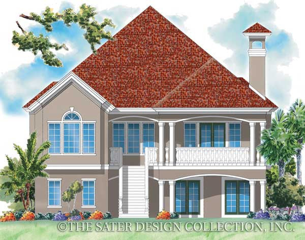 Via Pascoli-Rear Elevation-Plan #6842