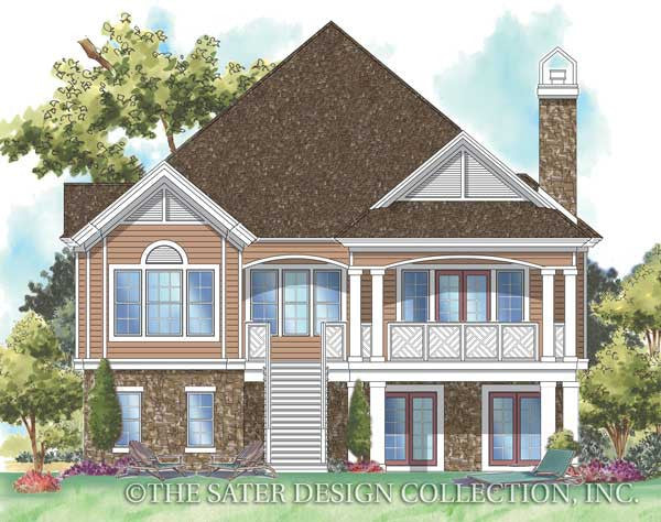 Whisperwood-Rear Elevation-Plan #6844