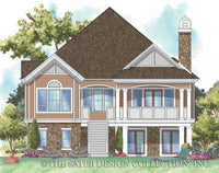 Whisperwood-Rear Elevation-Plan #6844