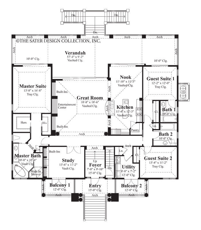 mission hills-main level floor plan-#6845