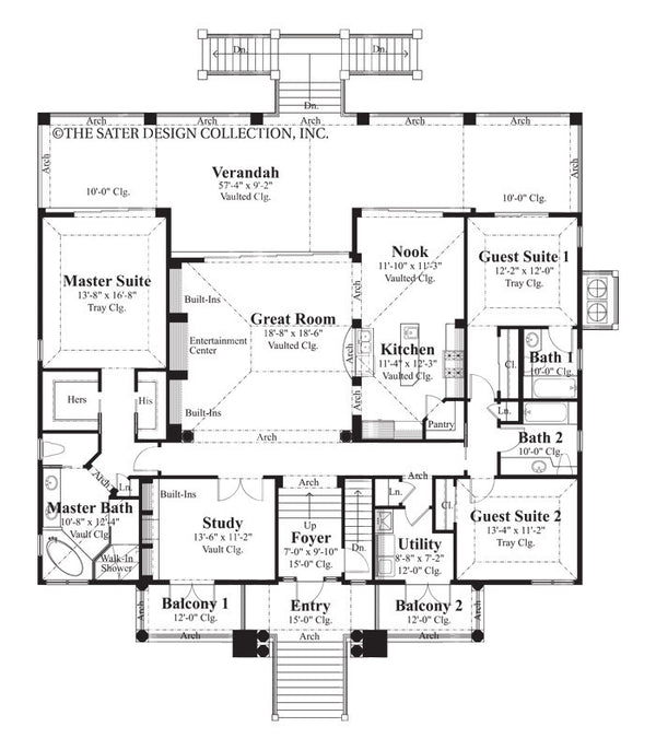 Mission Hills-Main Level Floor Plan-#6845