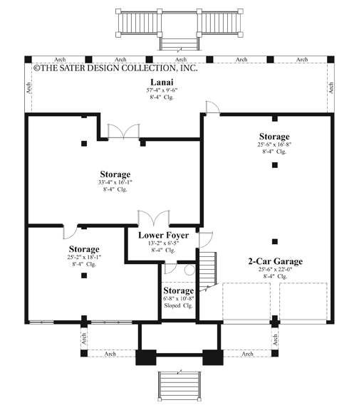 Mission Hills-Lower Level Floor Plan- #6845