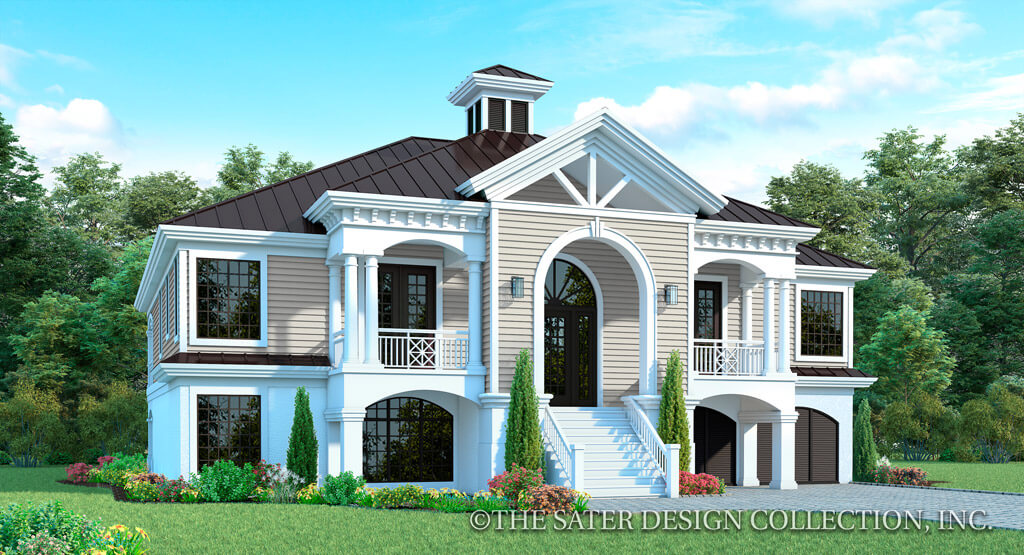 Saint Martin-Front Elevation-Plan #6846