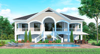 Saint Martin-Rear Elevation-Plan #6846