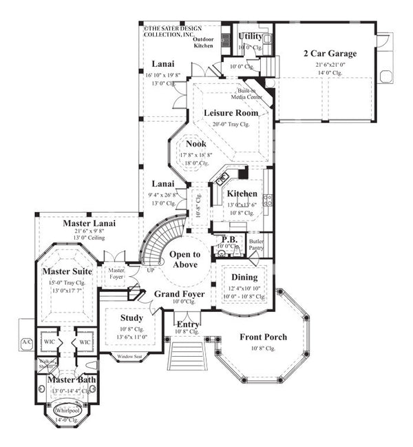 Alexandre-Main Level Floor Plan-Plan #6849