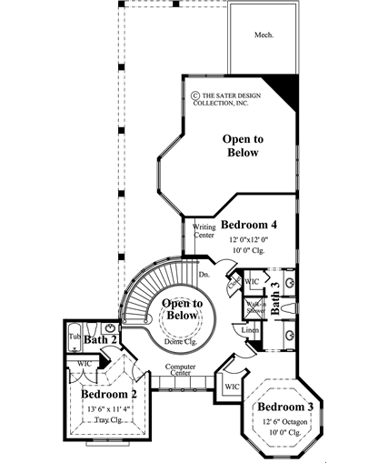 Weymouth Inn-Upper Level Floor Plan-#6850