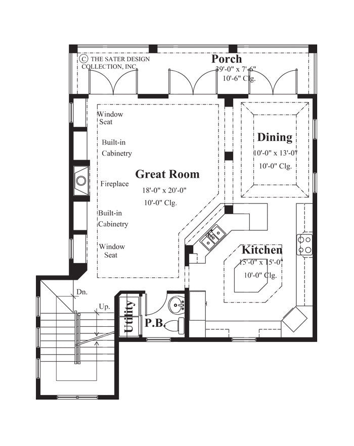 Hampshire Ridge- Main Level House Floor Plan -#6856