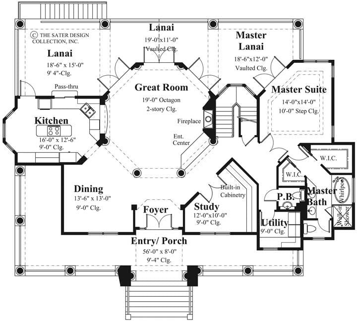 royal marco-main level floor plan-#6857