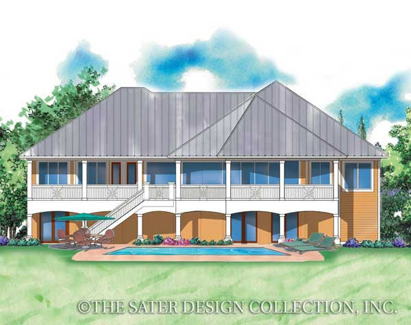 Mimosa-Rear Elevation- Plan #6861