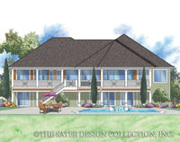 Mount Whitney-Rear Elevation-Plan #6862