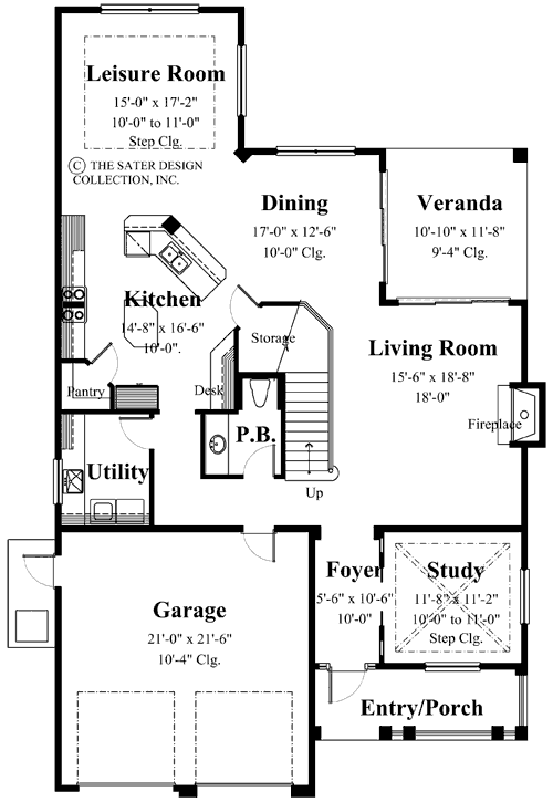Palma Rios-Main Level Floor Plan-Plan #6863