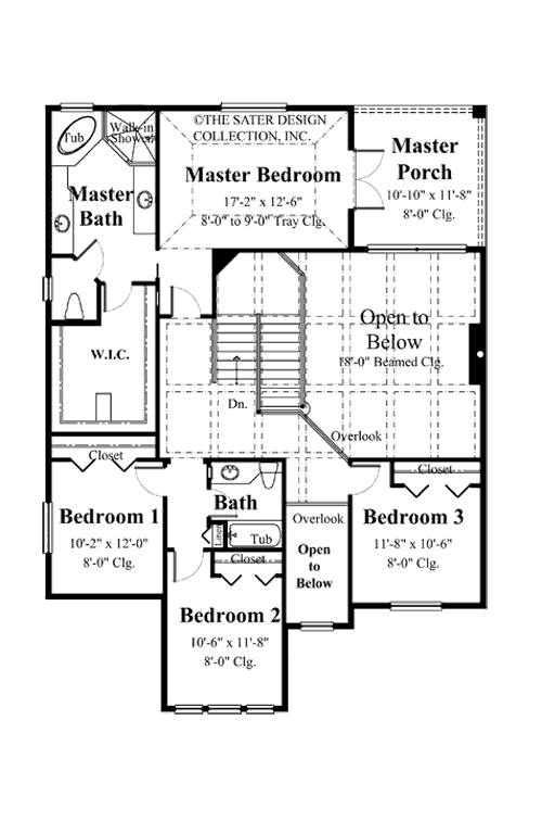 palma rios-upper level floor plan-plan #6863