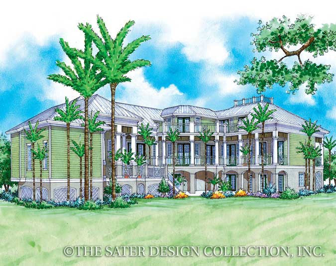 Marquilla-Rear ElevationRender-Plan #6865