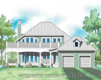 Camden Place-Rear Elevation-Plan #6869