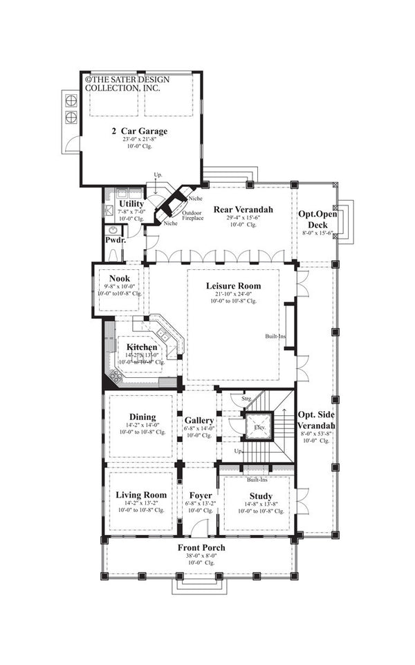 Capella Place- Main Level Floor Plan -#6870