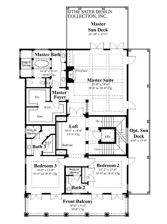 Capella Place - Second Floor Plan -#6870
