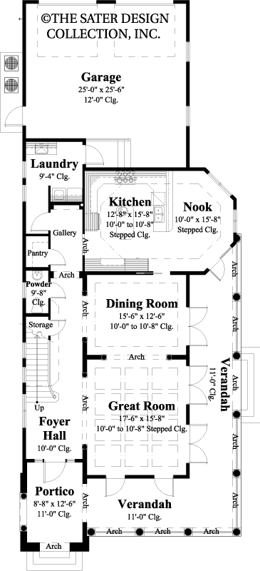 Villa Verdi-Main Level Floor Plan-Plan #6872