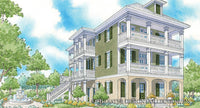 Myrtle Grove-Front Elevation-Plan #6875