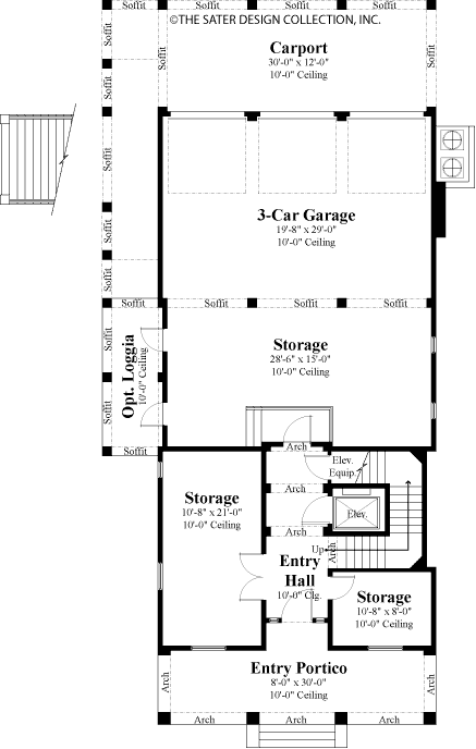 Myrtle Grove-Lower Level Floor Plan-Plan6875