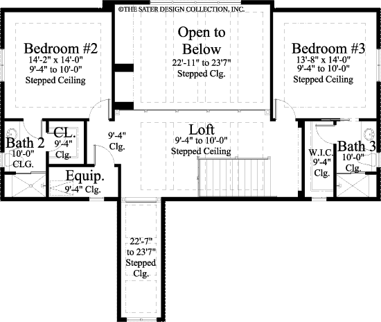 Pelham Valley-Upper Level Floor Plan #6883