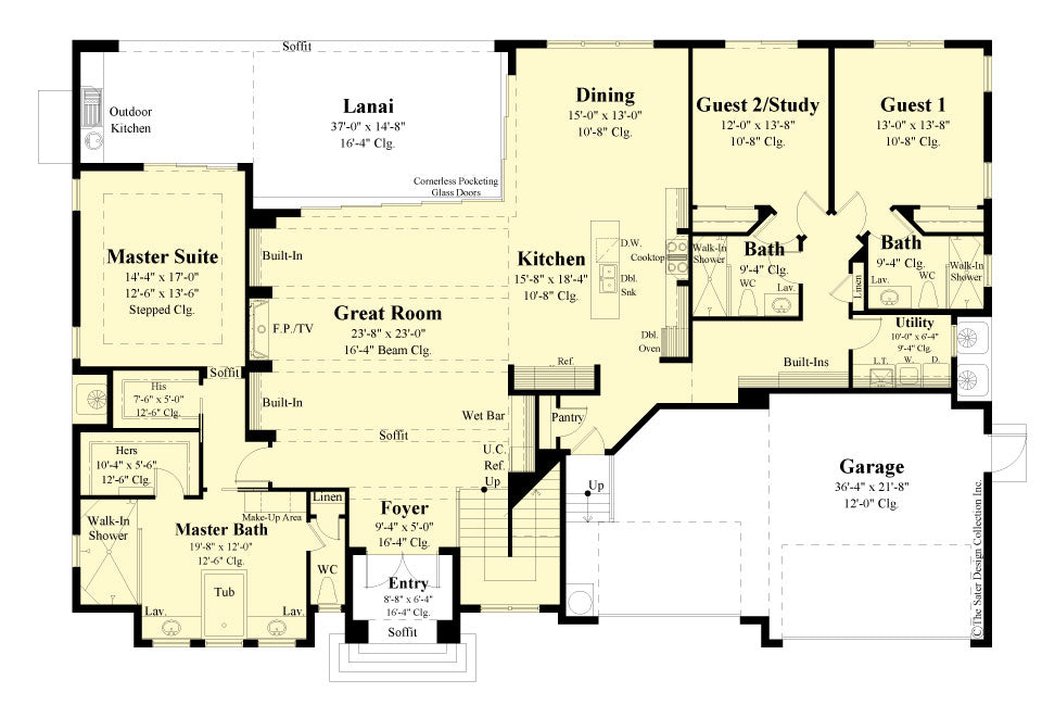 donwell house design first floor plan