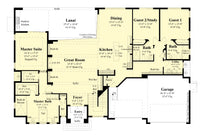 Donwell House Design first floor plan