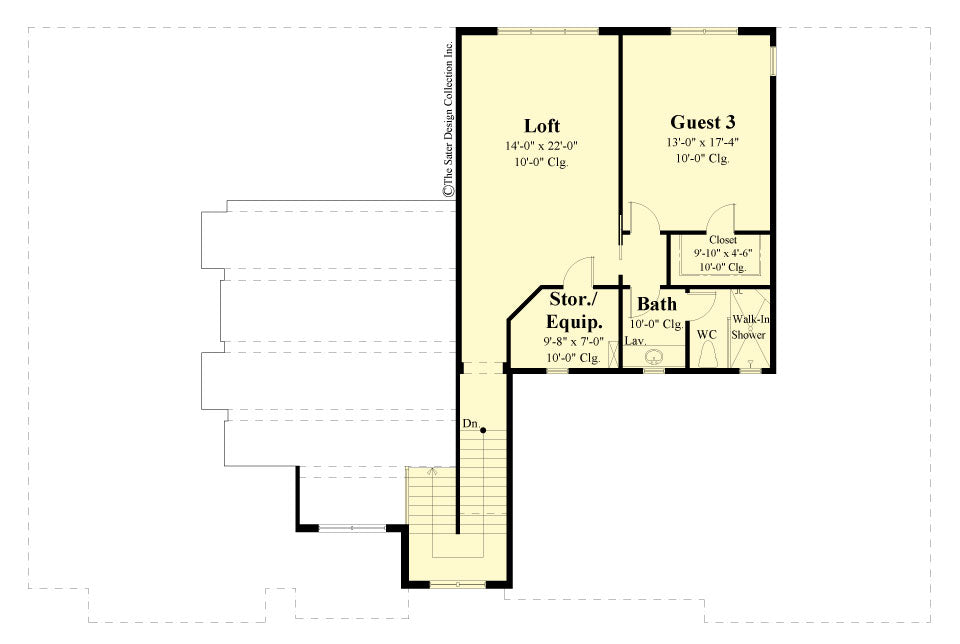 Donwell House Design second floor plan