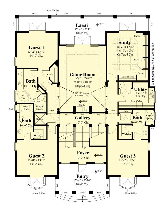 lilliput house plan - 6905 - first floor plan