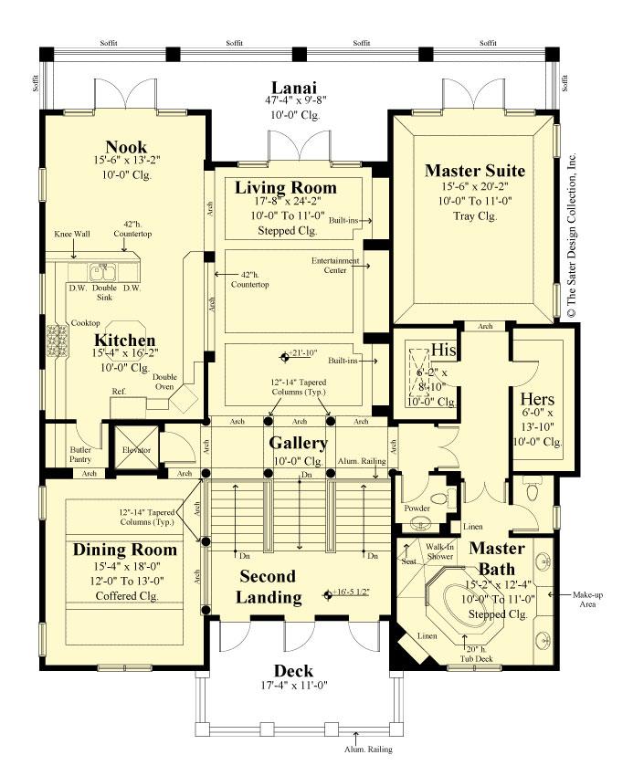 Lilliput House Plan - 6905 - Second floor plan