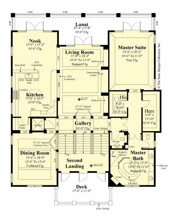 Lilliput House Plan - 6905 - Second floor plan
