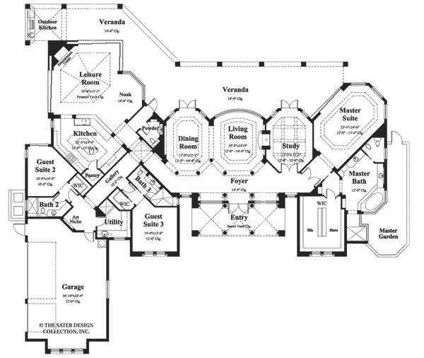 Starwood-Main Level Floor Plan- #6911