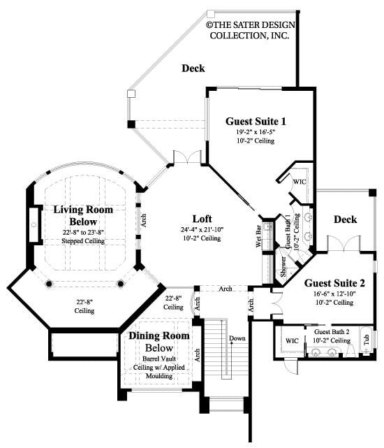 Sterling Oaks-Upper Level Floor Plan-Plan #6914