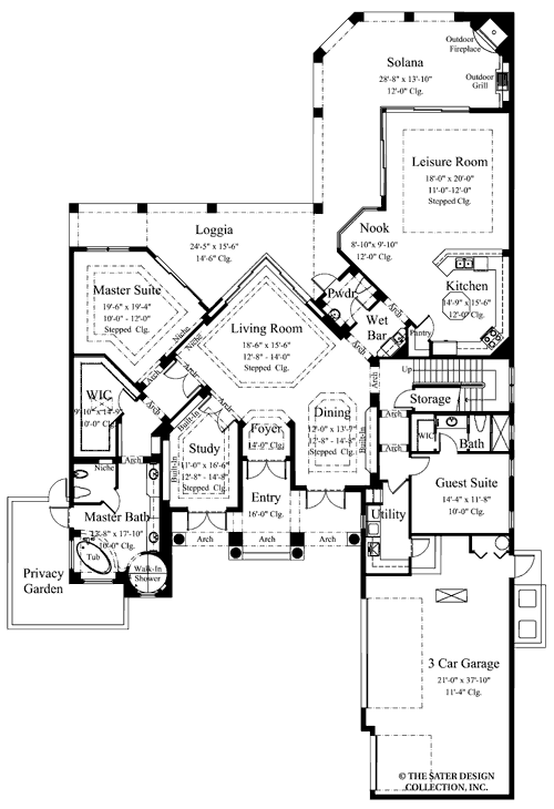 verrado-main level floor plan- #6918