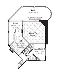 La Ventana-Upper Floor Plan-Sater Design Collection-6925
