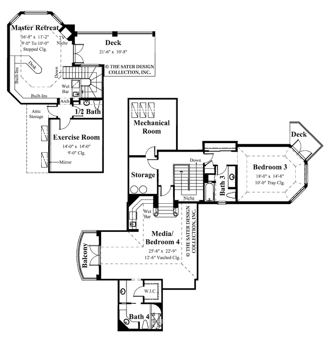 napier plan-upper level floor plan-plan #6926