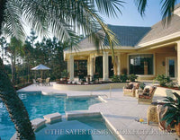 Colony Bay Exterior Rear Pool View - Plan #6928_Pool