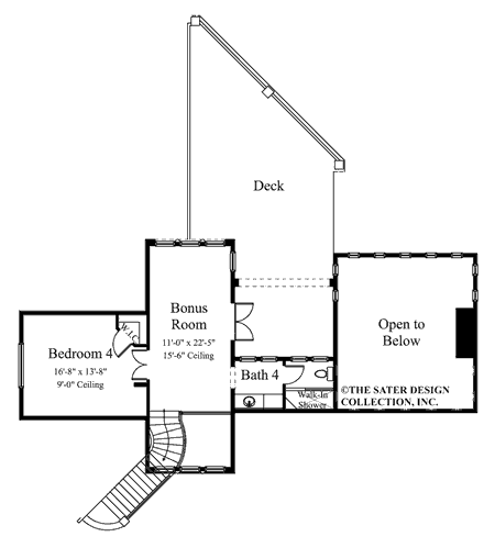 Lindley-Upper Level Floor Plan-#6930