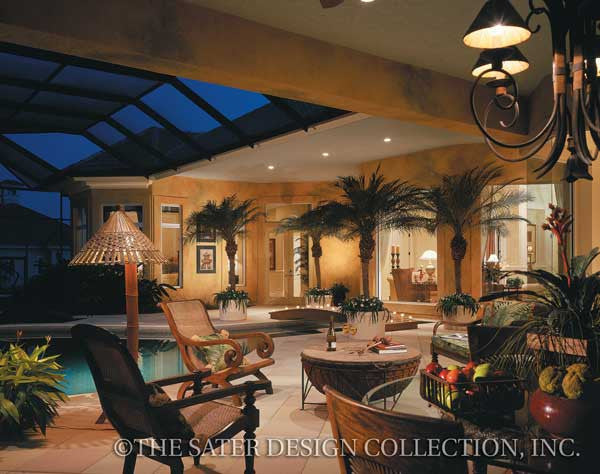 Martinique-Rear Elevation-Plan #6932