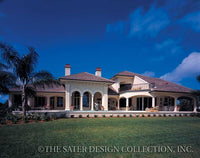 Dauphino-Rear Elevation-Plan #6933