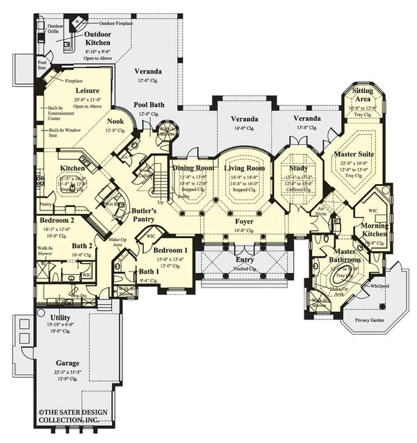 Ristano Home Plan - Main Level Floor Plan