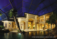 Ristano Home Plan Exterior Rear Elevation View #6939