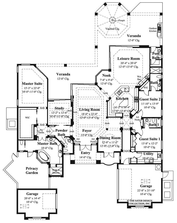 jaster park home main level floor plan #6941