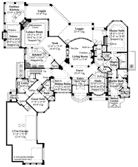 Pontedera Home Main Level Floor Plan - Plan #6943