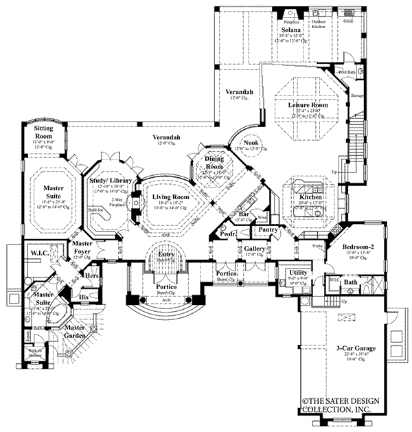 Ravello Home-Main Level Floor Plan-#6952