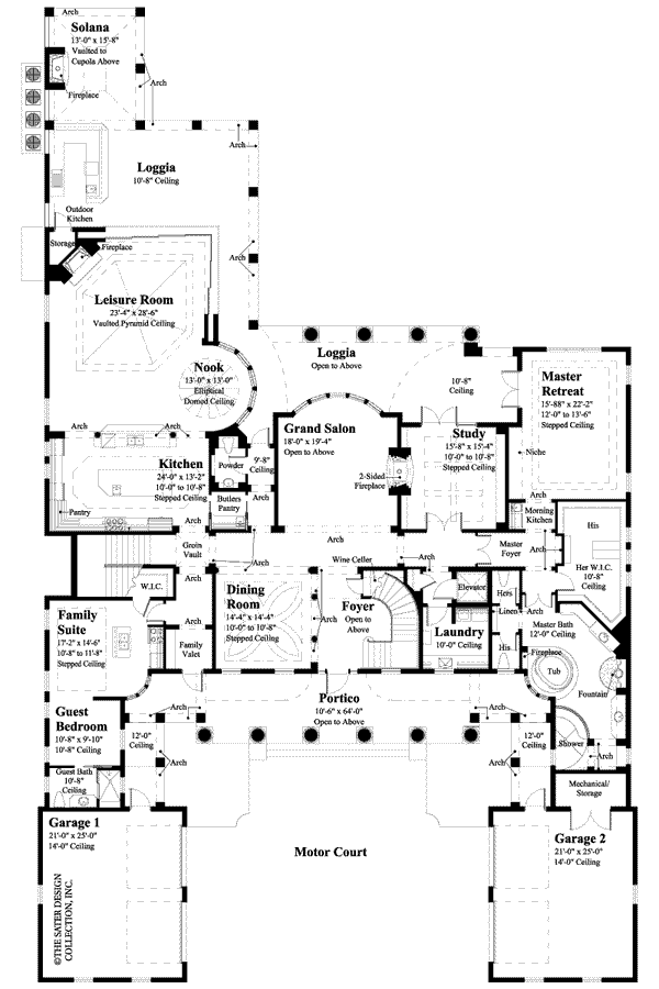 Camellia Manor-Main Level Floor Plan-#6956