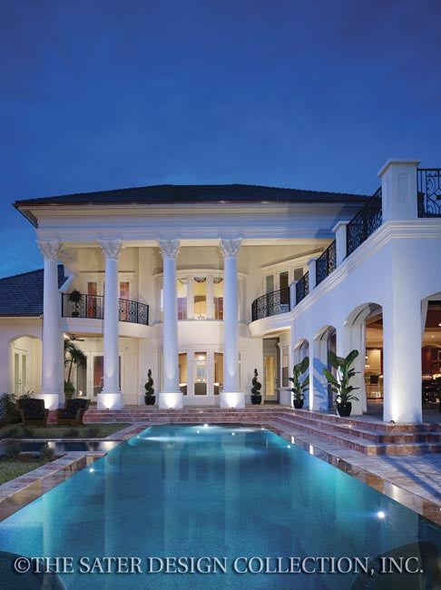 Camellia Manor-Rear Elevation-Plan #6956