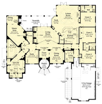 Vizzini -Main Level Floor Plan-Plan #6958