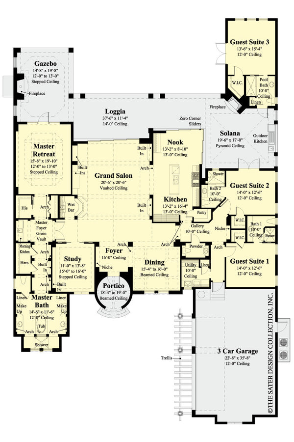 Valdivia Spanish Colonial floor plan